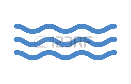 450x289 Ocean Sea Water Line Art Icon For Apps And Websites Royalty Free