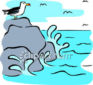 300x275 Sea Clipart Sea Rock