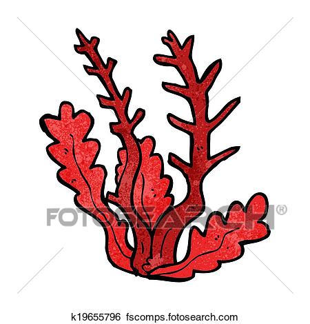 450x470 Clipart Of Cartoon Seaweed K20789964