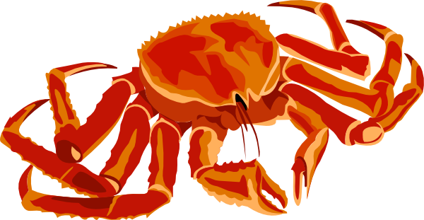 600x311 Crab Clip Art
