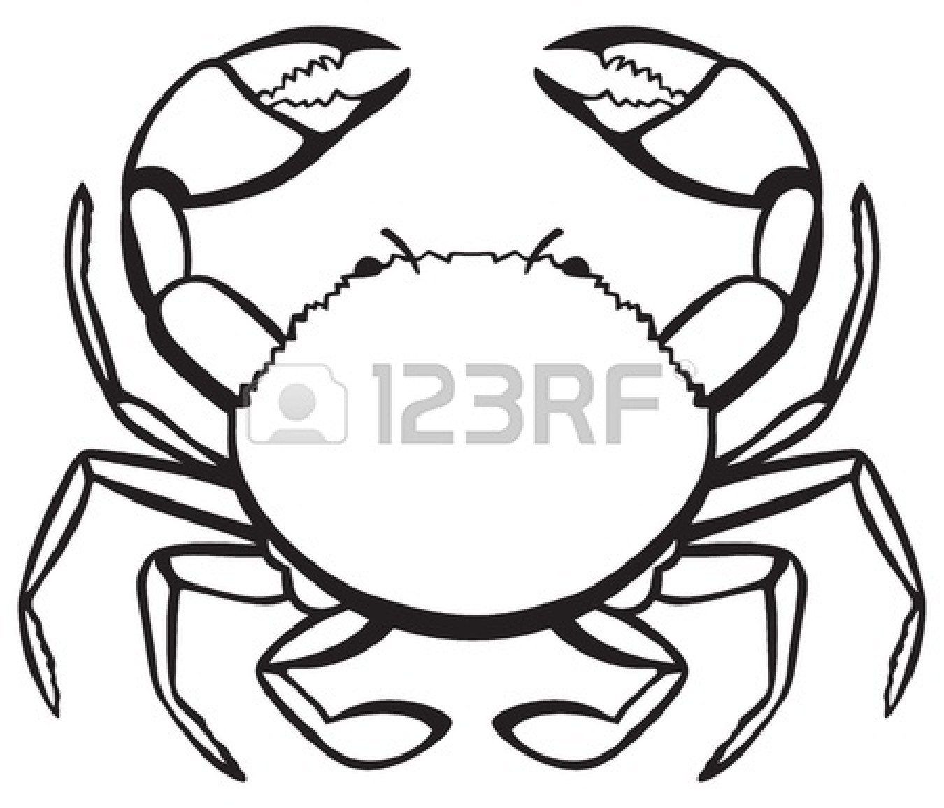 1350x1155 Crab Silhouette Clip Art
