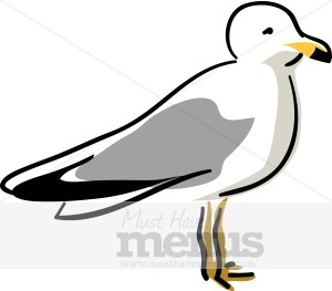 300x263 Seagull Clipart Black And White Clipart Panda