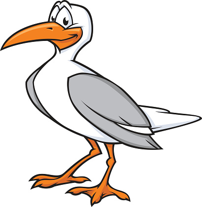 410x420 Seagull Clipart