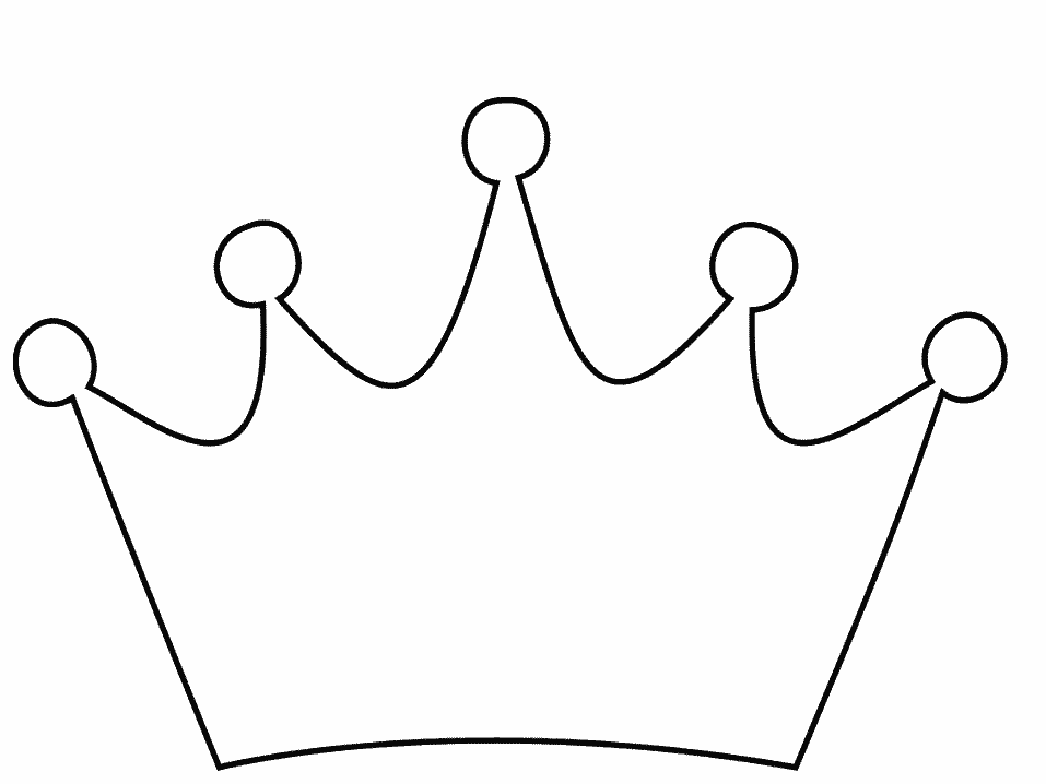 957x718 Outline Of Crown Clip Art