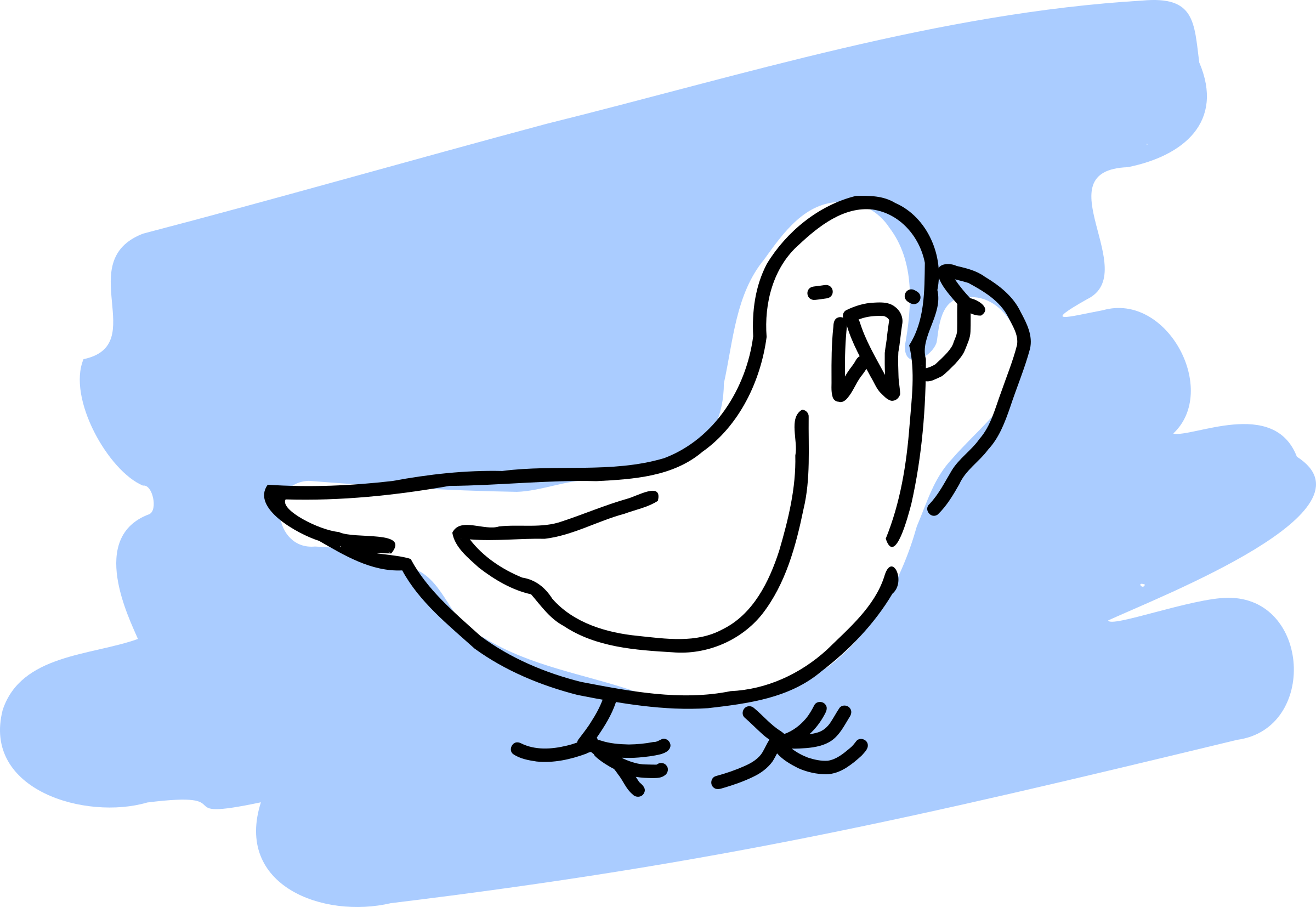 2400x1654 Clipart Seagull