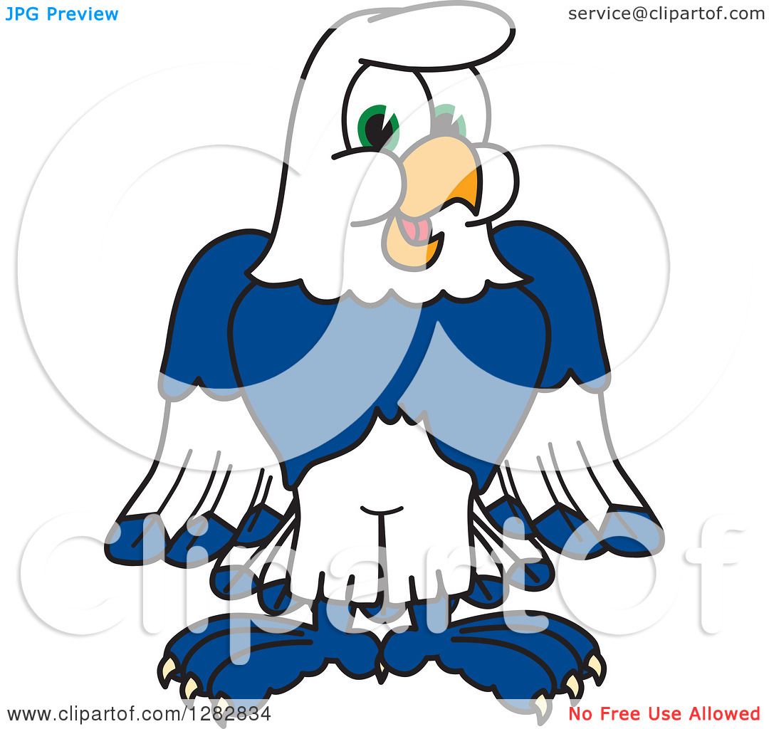 1080x1024 Clipart Of A Happy Seahawk School Mascot Character
