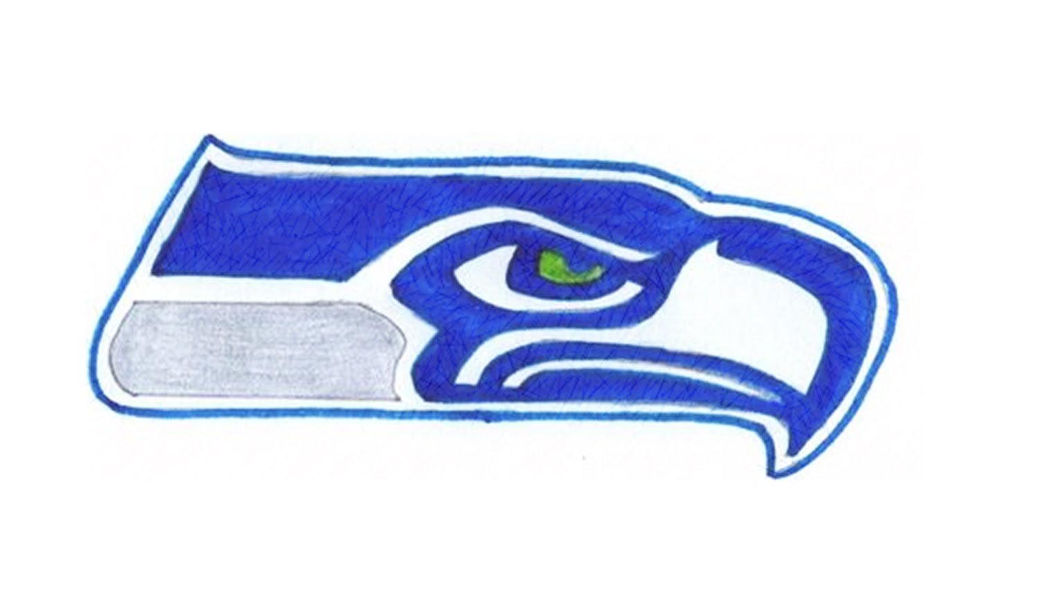 1500x885 Como Desenhar O Escudo Do Seattle Seahawks (Nfl)
