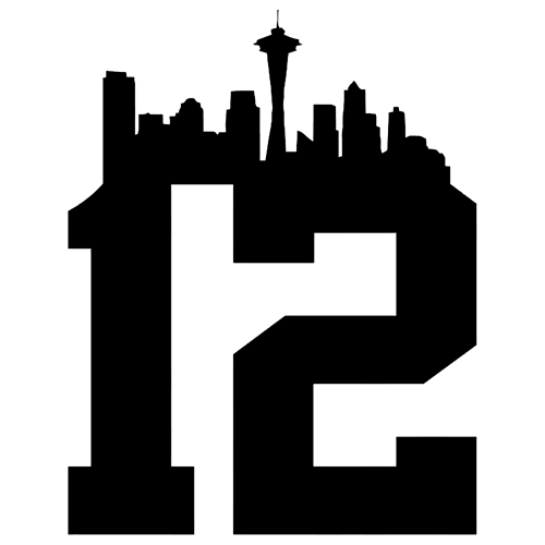 500x500 Seattle Clipart Seattle Skyline Silhouette Seahawks