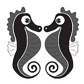 170x170 Seahorse Clip Art