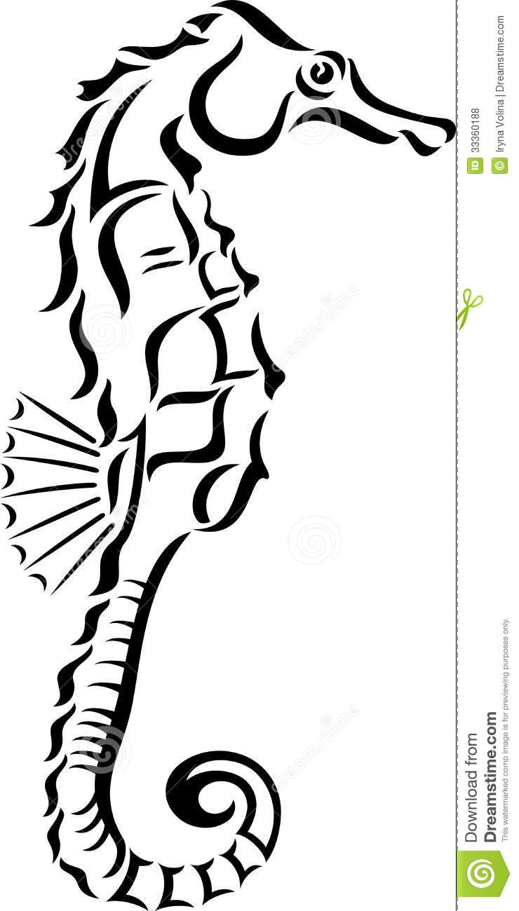 740x1300 Seahorse Clipart White Background