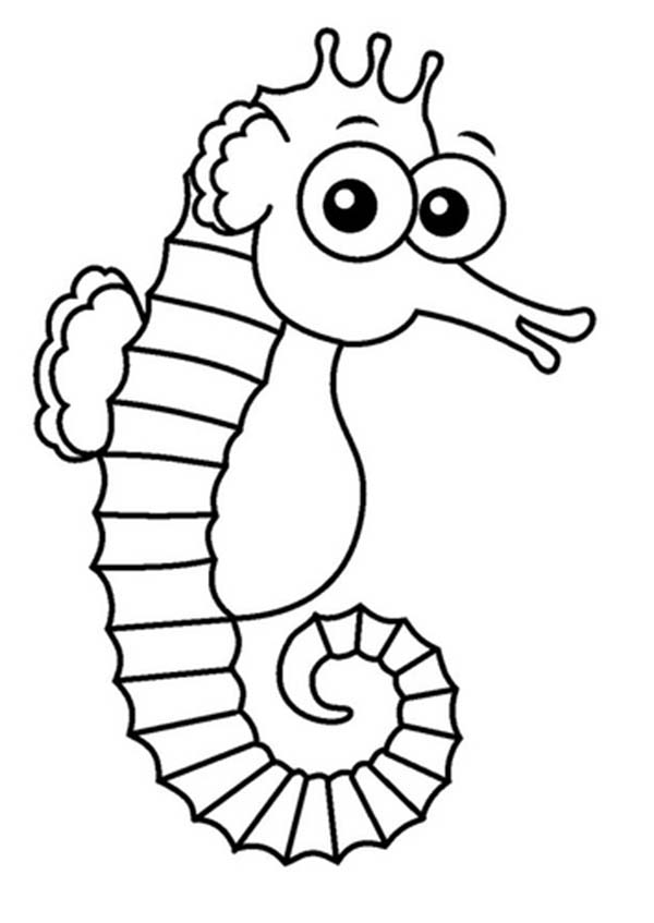 600x847 Astonishing Sea Horse Coloring Page 97 With Additional Coloring