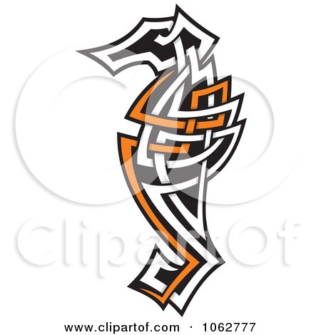 450x470 Royalty Free Vector Clip Art Illustration Of A Black And White