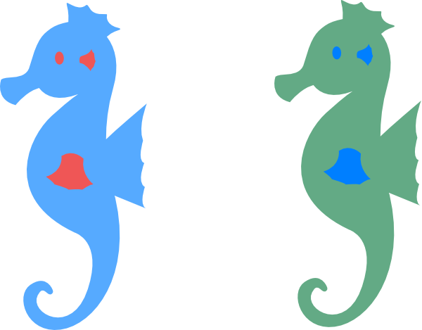 600x469 Sea Horse 2 Clip Art