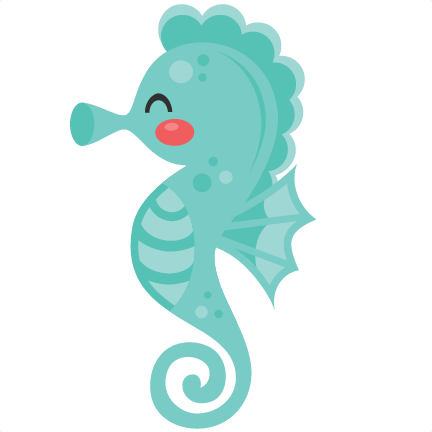 432x432 Seahorse Svg Scrapbook Cut File Cute Clipart Files For Silhouette