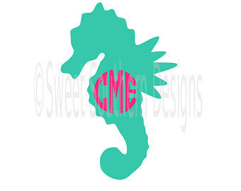 340x270 Seahorse Silhouette Etsy