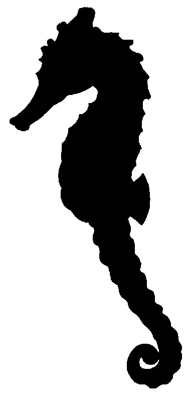 381x788 Seahorse Silhouettes Clipart Panda