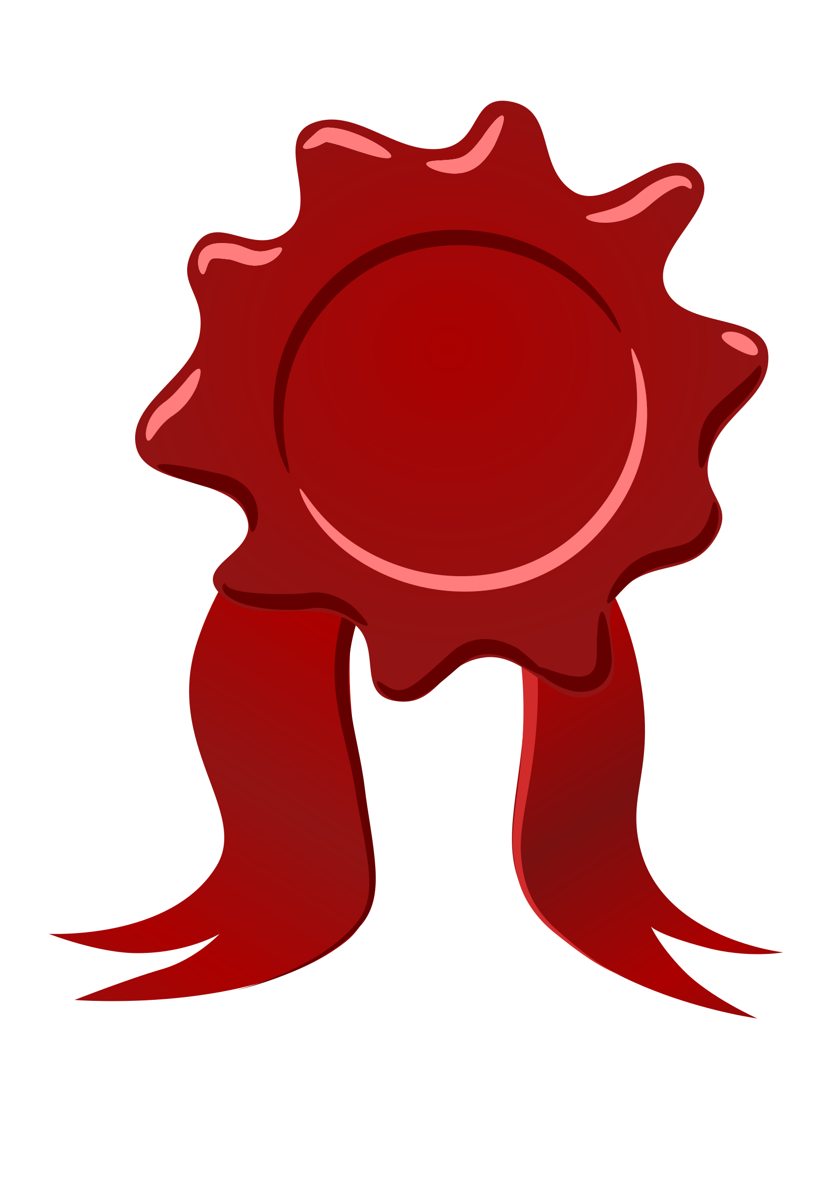 1691x2400 Red Seal Clipart