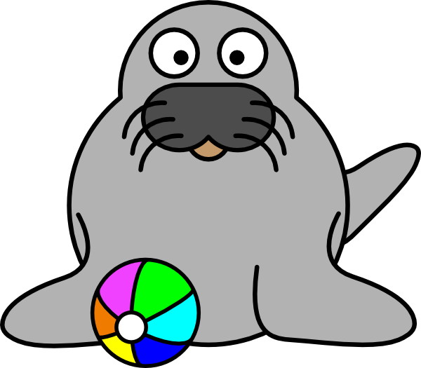 600x525 Seal Clip Art