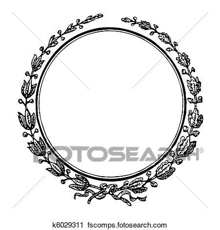 450x470 Clipart Of Blank Decorative Seal Or Stamp K6029311