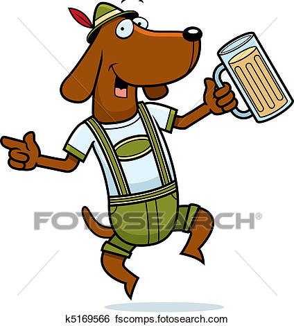 424x470 Clip Art Of German Dog K5169566