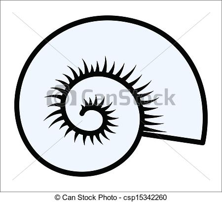 450x409 Spiral Clipart Seashell