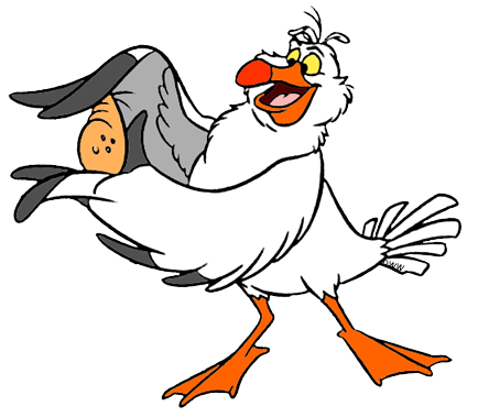 434x379 Disney's Scuttle Clip Art Disney Clip Art Galore