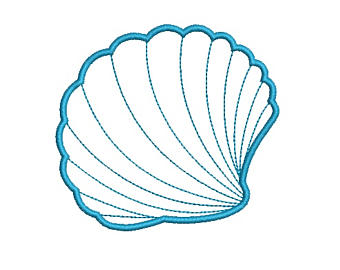 340x270 Sea Shell Applique Etsy