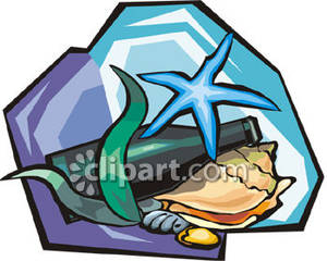 300x240 Starfish And Seashell Clipart