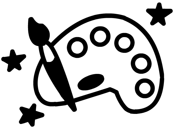 602x452 Free Black And White Art Clipart