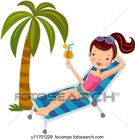 450x466 Clip Art Of Womankind, Summer, Season, Women U11701229