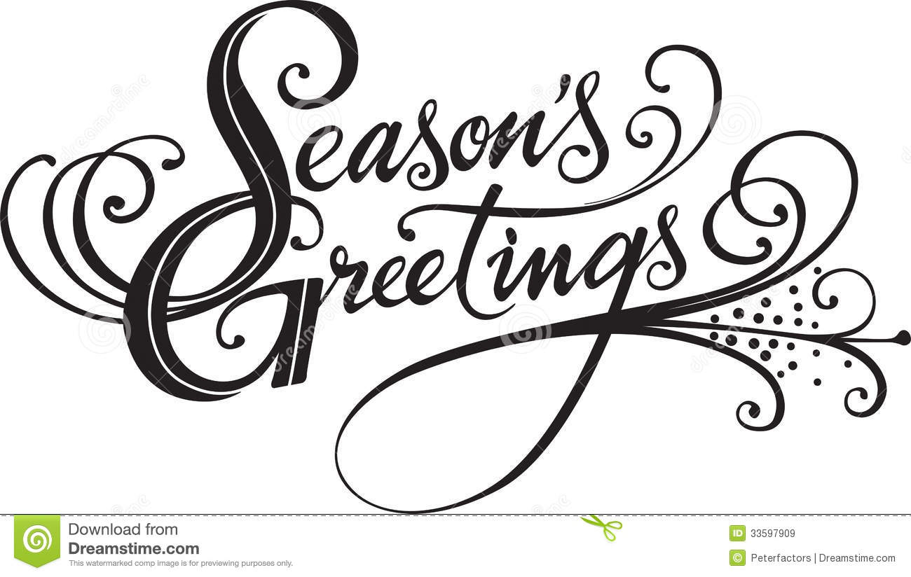 1300x824 Seasons Greetings Clipart