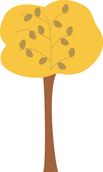 347x580 Golden Autumn Tree Clip Art