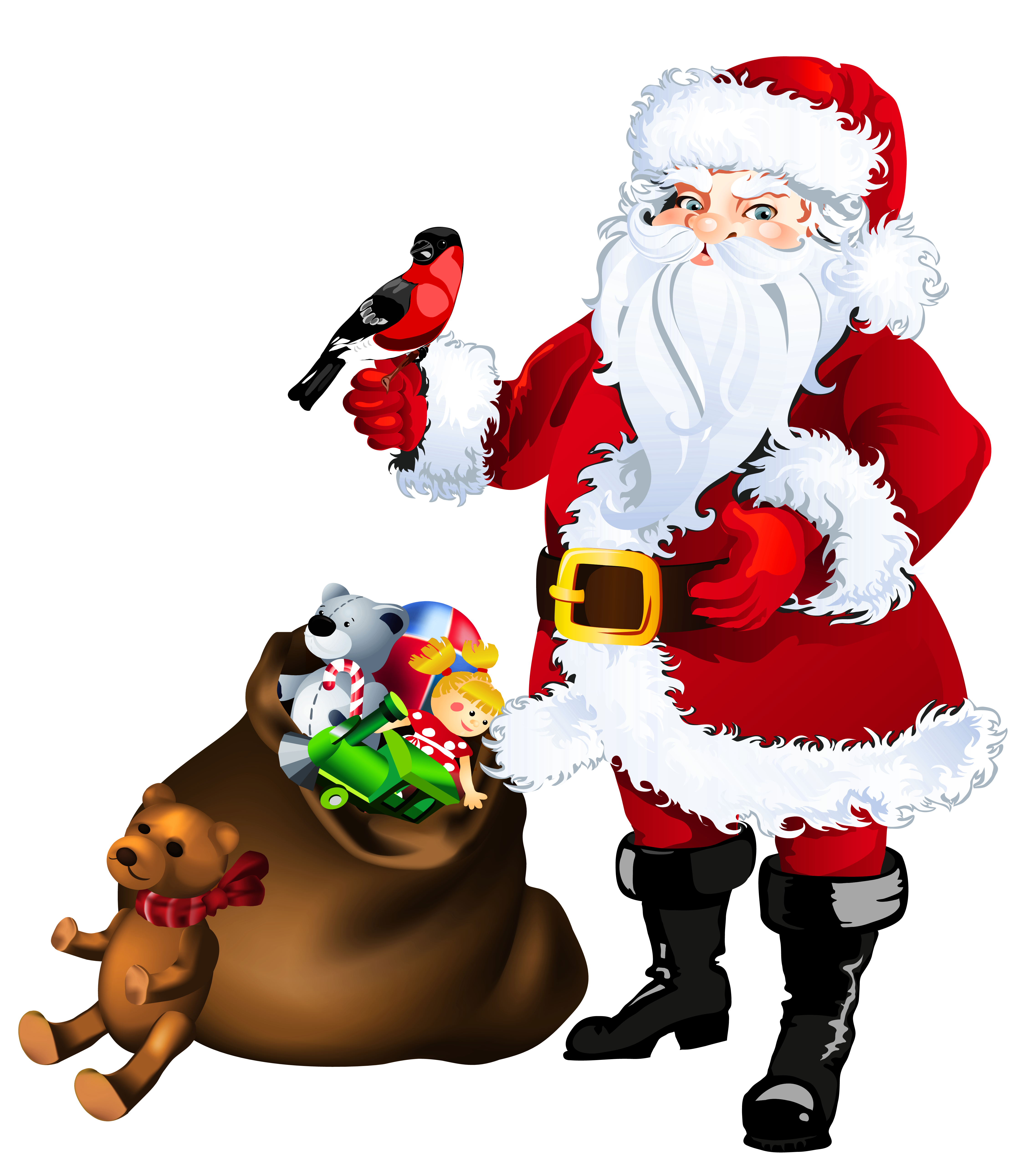 4496x5164 Top 73 Santa Claus Clip Art