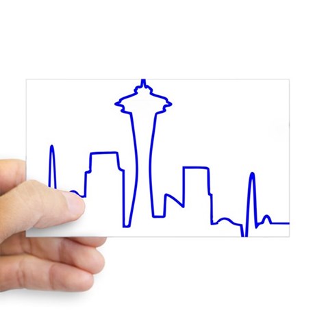460x460 Seattle Bumper Stickers Cafepress