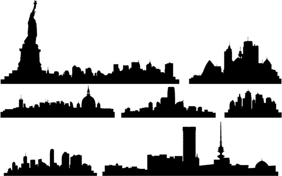 560x350 Free Seattle Skyline Vector Free Vector Download (120 Free Vector