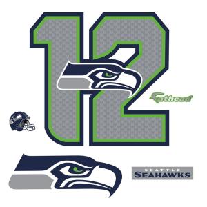 300x300 Fathead 25 In. H X 58 In. W Seattle Seahawks Logo Wall Mural 14