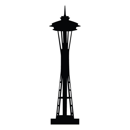 500x500 Graphics For Seattle Skyline Silhouette Graphics Www