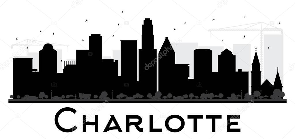 1023x482 Charlotte Skyline Stock Vectors, Royalty Free Charlotte Skyline