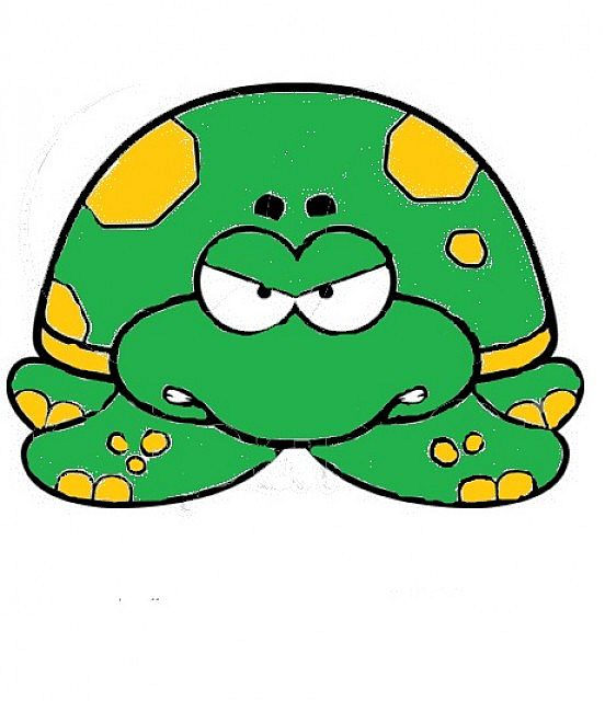 552x640 Cartoon Sea Turtle Clipart