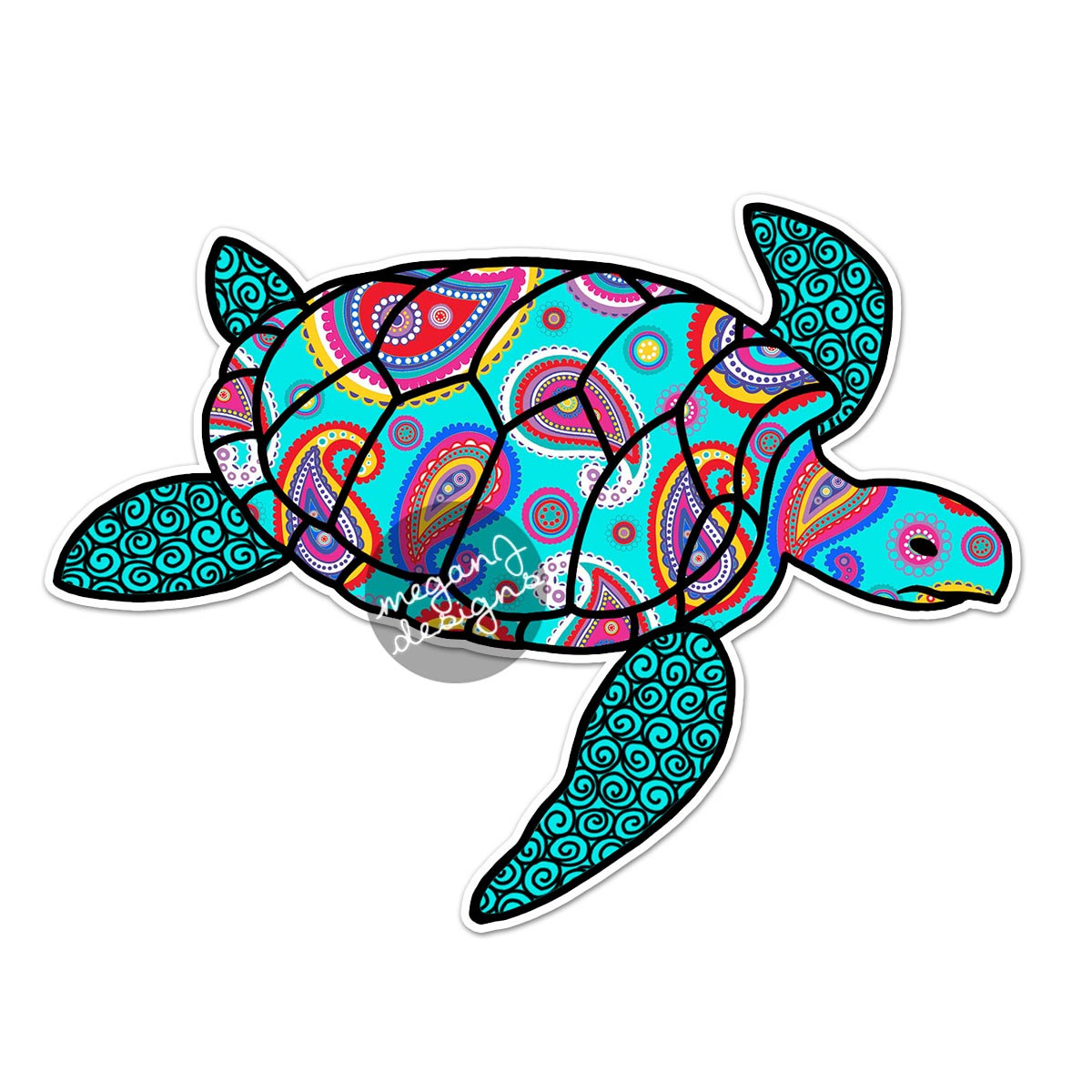 1200x1200 Sea Turtle Clip Art