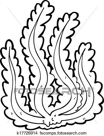 361x470 Clipart Of Cartoon Seaweed K17726914