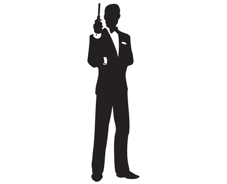 769x622 James Bond Clip Art