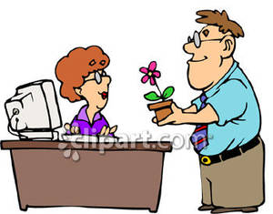 300x235 Man Clipart Secretary
