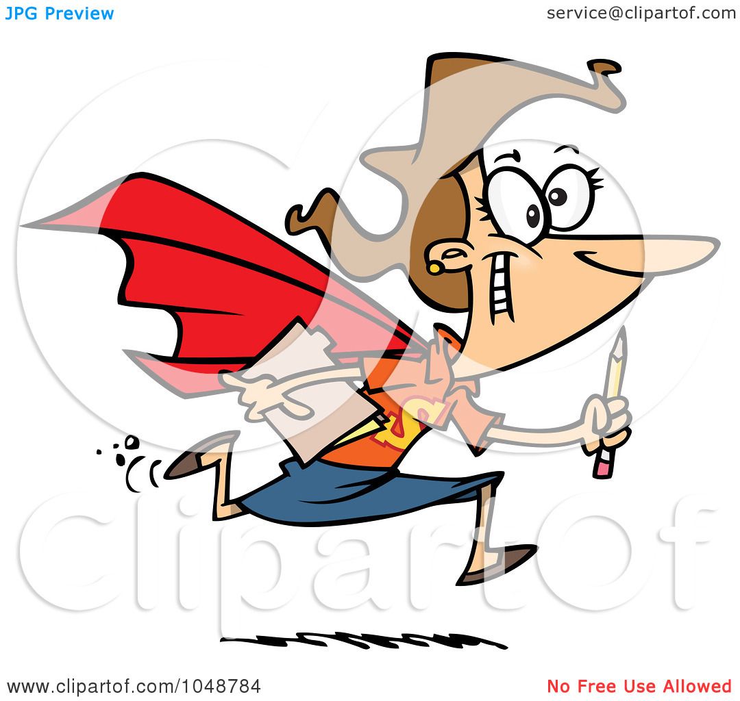 1080x1024 Royalty Free (Rf) Clip Art Illustration Of A Cartoon Super