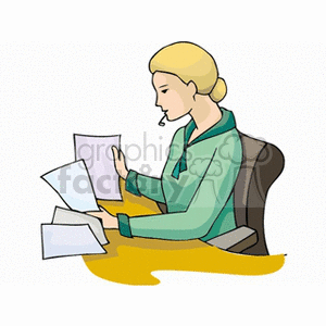 300x300 Royalty Free Dispatcher 160122 Clip Art Images, Illustrations