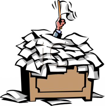 345x350 Overworked Secretary Clipart Cliparthut