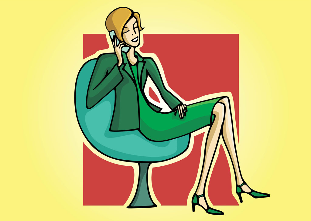 1024x728 Blonde Clipart Secretary