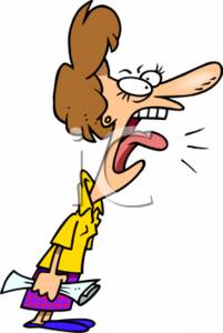 201x300 People Screaming Clipart