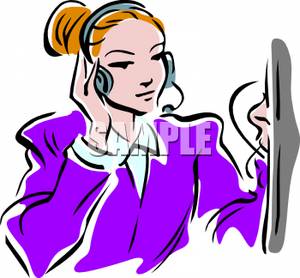 300x278 Secretary Wearing A Headset