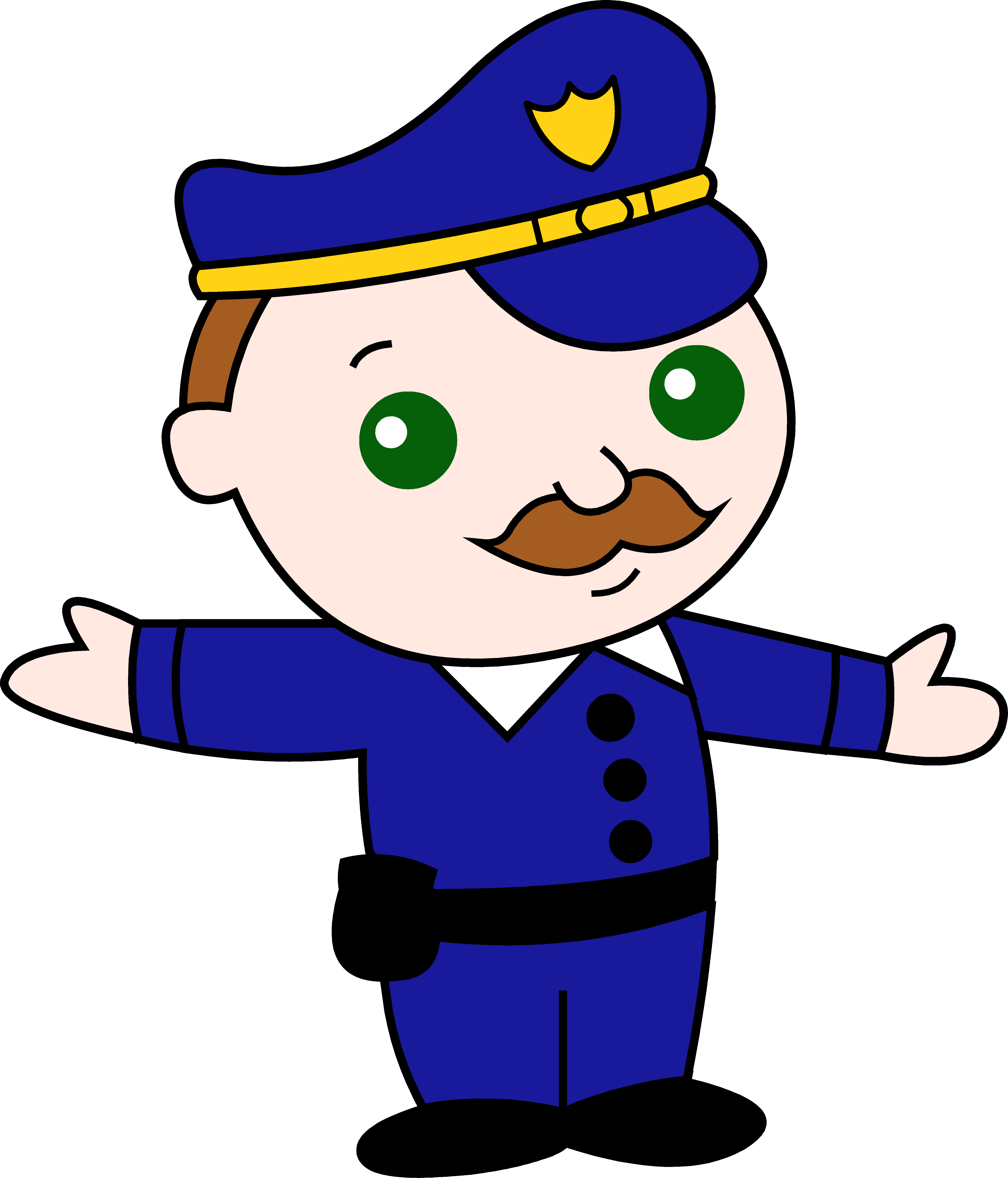 5187x6062 Cop Clipart Security Guard